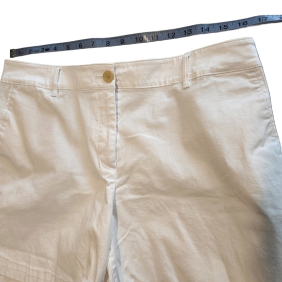 Talbots Petites White Shorts - Picture 3 of 8